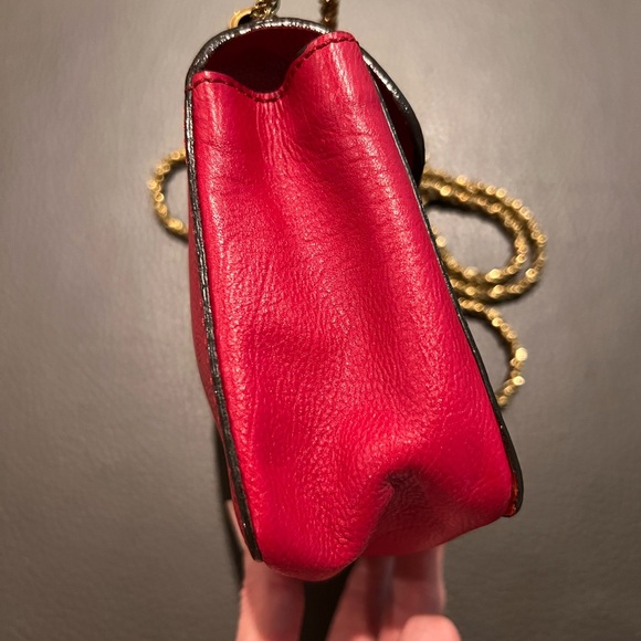 🔹CHLOE Red Leather Mini Elsie Bag - Picture 11 of 15
